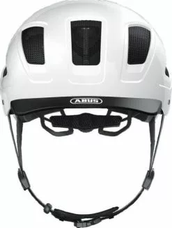 Abus Hyban 2.0 Cykelhjelm -Elcykel Butik 86902 hyban 2 0 polar white front 3