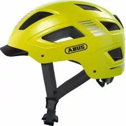 Abus Hyban 2.0 Signal Cykelhjelm -Elcykel Butik 86908 hyban 2 0 signal yellow side 3 2 1