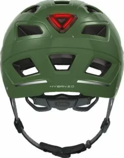 Abus Hyban 2.0 Cykelhjelm -Elcykel Butik 86926 hyban 2 0 jade green rear 3