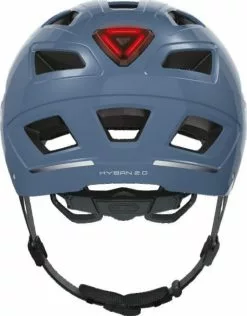 Abus Hyban 2.0 Cykelhjelm -Elcykel Butik 86929 hyban 2 0 glacier blue rear 3