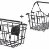 Basil Frontkurv Og Bagkurv 1 Basil Frontkurv Og Bagkurv -Elcykel Butik basil bremen cykelkurv pakke 2