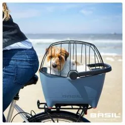 Basil Buddy Hundekurv 21 Basil Buddy Hundekurv -Elcykel Butik basil buddy bicycle dog basket bleu 10