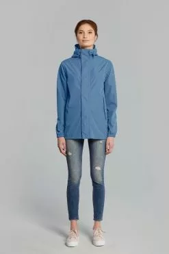 Basil Hoga Cykel Regnjakke (Unisex) -Elcykel Butik basil hoga bicycle rain jacket unisex blue 6