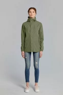 Basil Hoga Cykel Regnjakke (Unisex) -Elcykel Butik basil hoga bicycle rain jacket unisex green 6