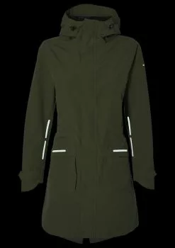 Basil Mosse Cykel Regnjakke (Dame) 40 Basil Mosse Cykel Regnjakke (Dame) -Elcykel Butik basil mosse bicycle rain parka women green 3