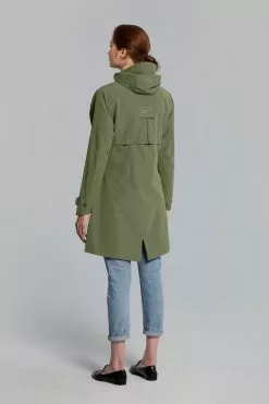 Basil Mosse Cykel Regnjakke (Dame) 43 Basil Mosse Cykel Regnjakke (Dame) -Elcykel Butik basil mosse bicycle rain parka women green 5