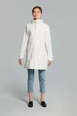 Basil Mosse Cykel Regnjakke (Dame) 27 Basil Mosse Cykel Regnjakke (Dame) -Elcykel Butik basil mosse bicycle rain parka women white 5