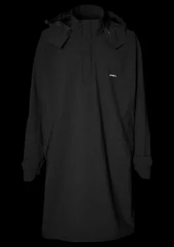 Basil Mosse Poncho -Elcykel Butik basil mosse bicycle rain poncho unisex black 3