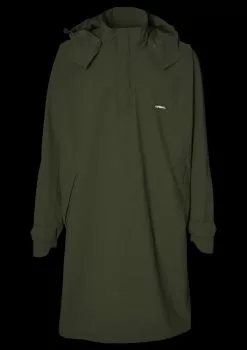 Basil Mosse Poncho -Elcykel Butik basil mosse bicycle rain poncho unisex green 3
