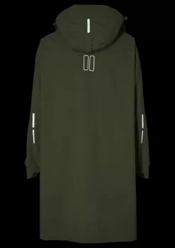 Basil Mosse Poncho -Elcykel Butik basil mosse bicycle rain poncho unisex green 4