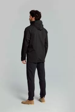 Basil Skane Cykel Regnjakke (Herre) -Elcykel Butik basil skane bicycle rain jacket men black 6