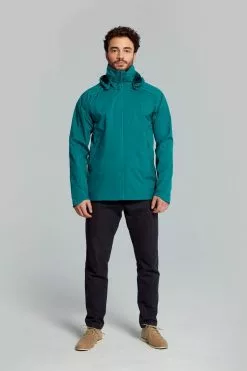 Basil Skane Cykel Regnjakke (Herre) -Elcykel Butik basil skane bicycle rain jacket men green 5