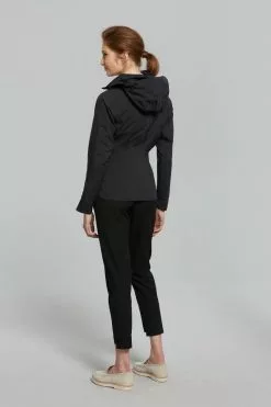 Basil Skane Cykel Regnjakke (Dame) -Elcykel Butik basil skane bicycle rain jacket women black 6