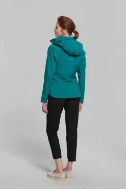 Basil Skane Cykel Regnjakke (Dame) -Elcykel Butik basil skane bicycle rain jacket women green 7