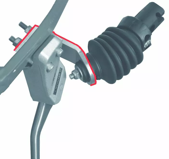 Weber EP Cykelanhængerbeslag Til Pletscher Støtteben 4 Weber EP Cykelanhængerbeslag Til Pletscher Støtteben - Billede 2