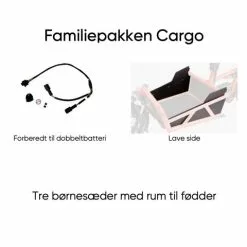 Urban Arrow Family Cargo Line -Elcykel Butik familiepakken cargo 16