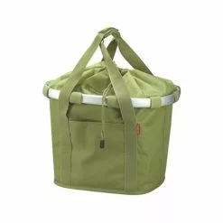 Klickfix Cykelkurv Bikebasket 8 Klickfix Cykelkurv Bikebasket -Elcykel Butik klickfix bikebasket olive