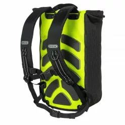 Ortlieb Velocity High Visibility Rygsæk -Elcykel Butik ortlieb velocity high visibility rygsaek neon back