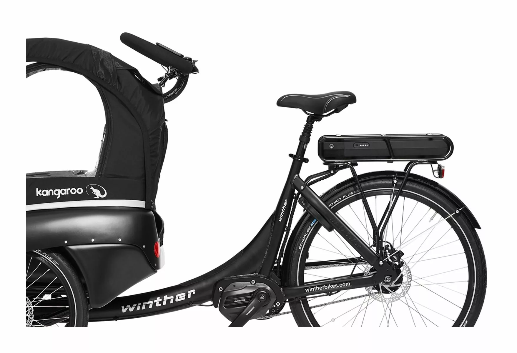 Winther Kangaroo Luxe El Ladcykel (Di2 / Centermotor) 11 Winther Kangaroo Luxe El Ladcykel (Di2 / Centermotor) - Billede 9
