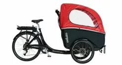 Winther Cargoo El Ladcykel (Di2 / Centermotor) -Elcykel Butik winther e cargoo black red side 1 1 1