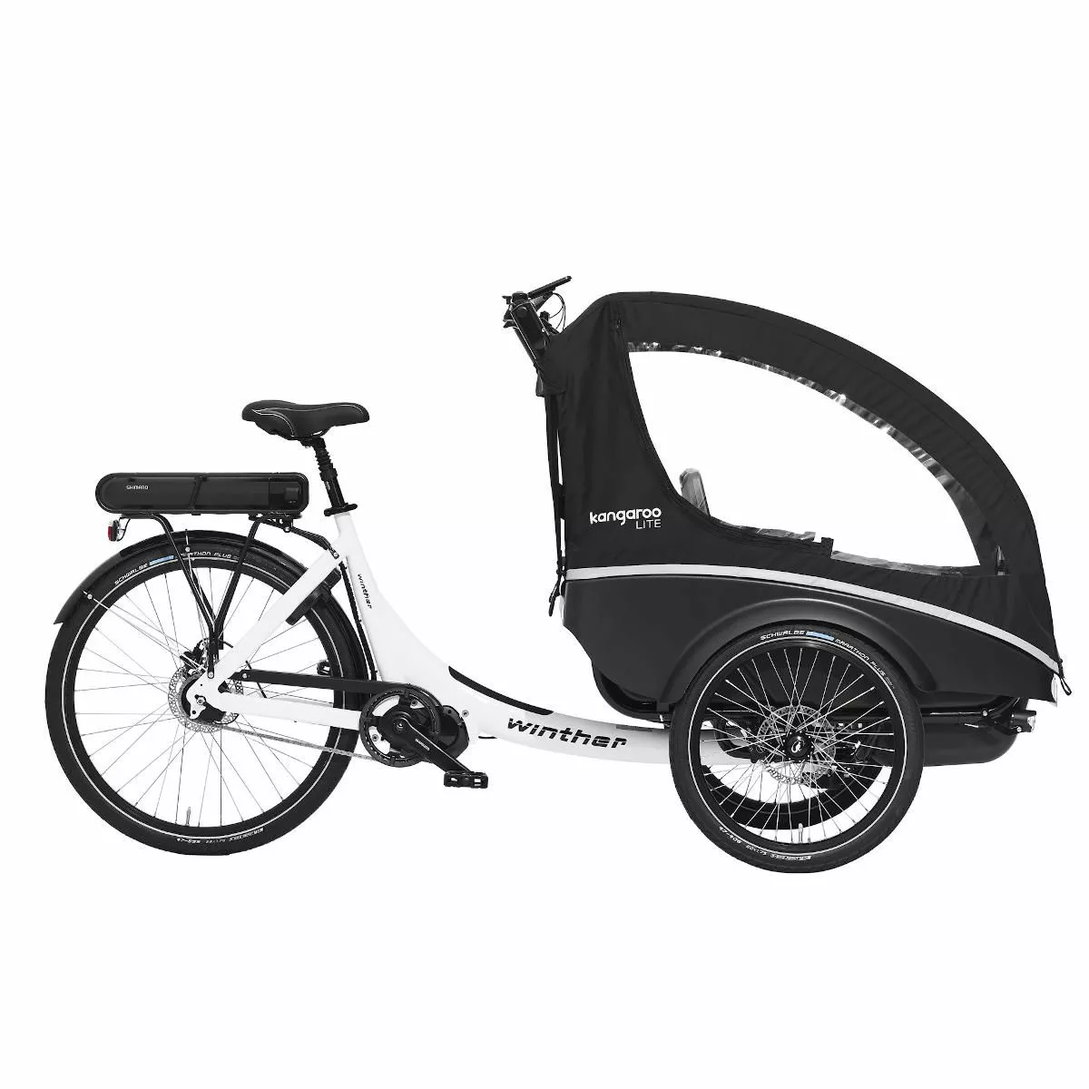 Winther Kangaroo Lite El Ladcykel (baghjulsmotor) 4 Winther Kangaroo Lite El Ladcykel (baghjulsmotor) - Billede 2