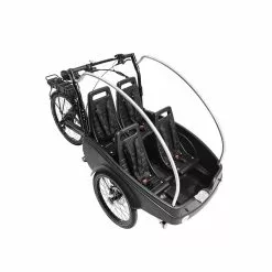 Winther Kangaroo Lite El Ladcykel (Alfine / Centermotor) -Elcykel Butik winther kangaroolite promovec 4seater black nohood topview v25 1